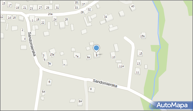 Bogoria, Sandomierska, 9, mapa Bogoria