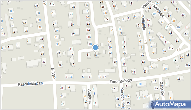 Bolesławiec, Saperska, 1, mapa Bolesławca