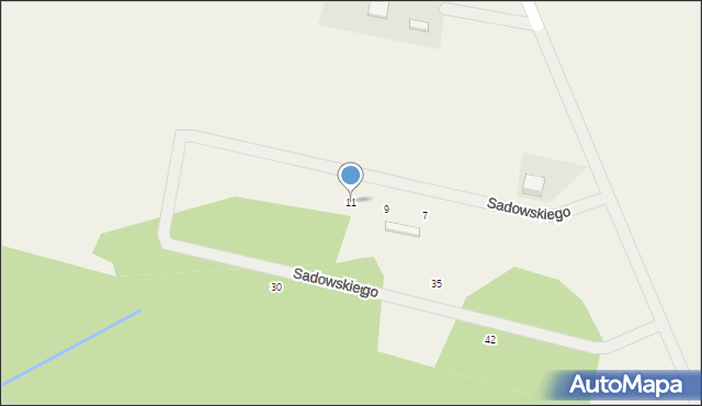 Bolewice, Sadowskiego Tomasza, 11, mapa Bolewice