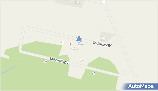 Bolewice, Sadowskiego Tomasza, 7, mapa Bolewice