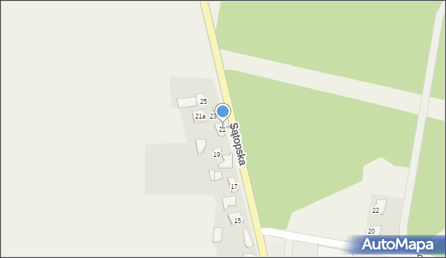 Bukowiec, Sątopska, 21, mapa Bukowiec