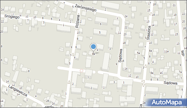 Busko-Zdrój, Sądowa, 9a, mapa Busko-Zdrój