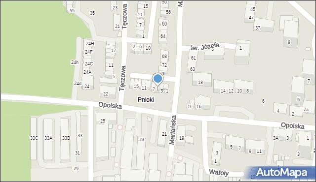 Chorzów, Samarzewskiego Wojciecha, 5, mapa Chorzów