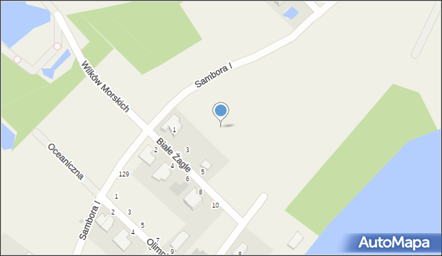 Chwaszczyno, Sambora I, 123b, mapa Chwaszczyno