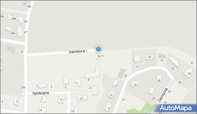 Chwaszczyno, Sambora I, 3, mapa Chwaszczyno