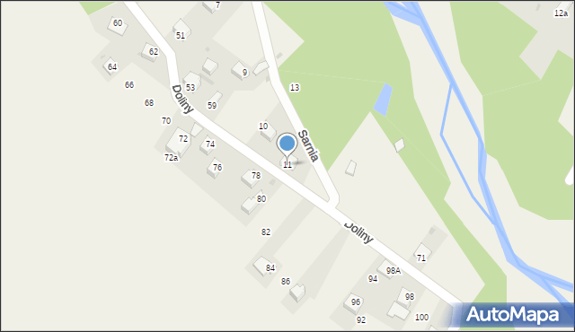 Cisiec, Sarnia, 11, mapa Cisiec