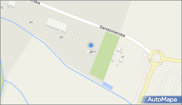 Ćmielów, Sandomierska, 256, mapa Ćmielów