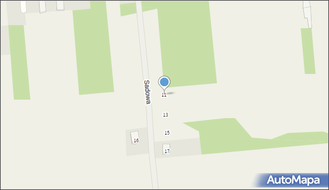Czarny Las, Sadowa, 11, mapa Czarny Las