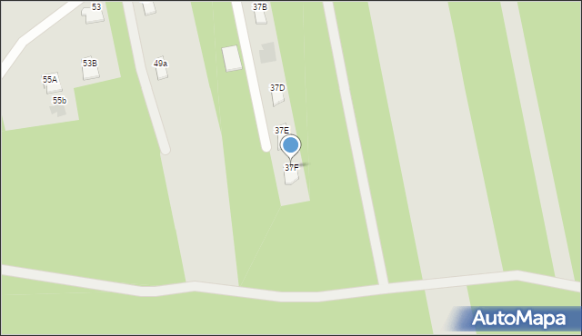 Częstochowa, Sąsiedzka, 37F, mapa Częstochowy