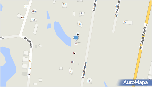 Człuchów, Sasankowa, 12, mapa Człuchów