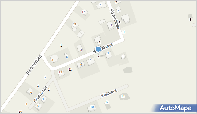 Dobrcz, Sasankowa, 5, mapa Dobrcz