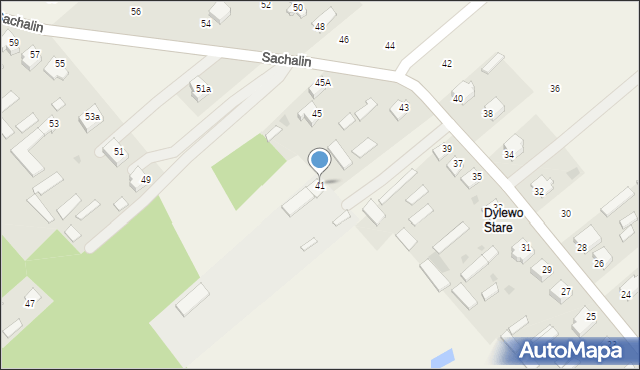 Dylewo, Sachalin, 41, mapa Dylewo