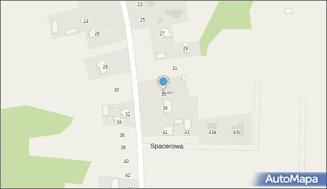 Dys, Samsonówka, 35, mapa Dys