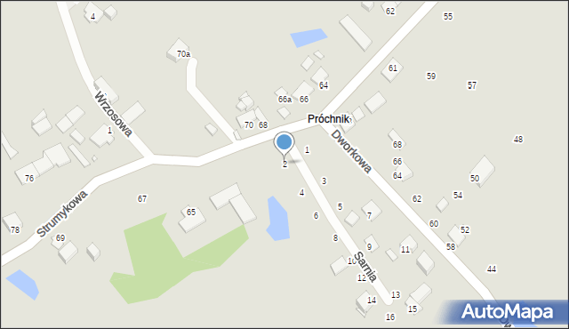 Elbląg, Sarnia, 2, mapa Elbląga