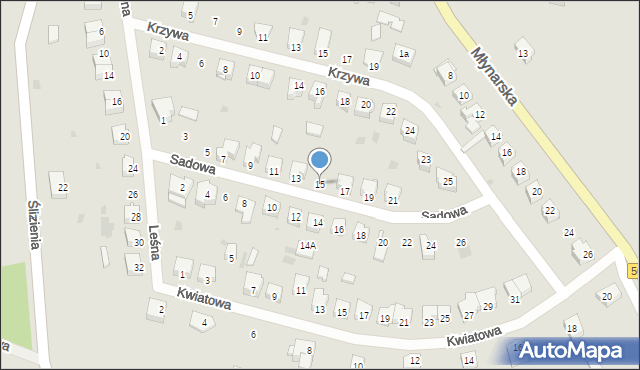 Frombork, Sadowa, 15, mapa Frombork