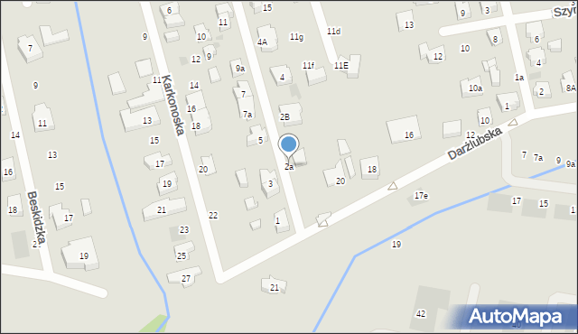 Gdańsk, Sasankowa, 2a, mapa Gdańska