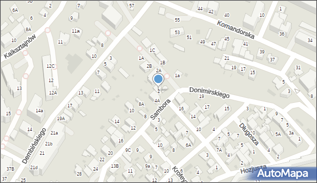 Gdynia, Sambora, 2, mapa Gdyni