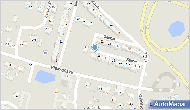 Gdynia, Sarnia, 23, mapa Gdyni