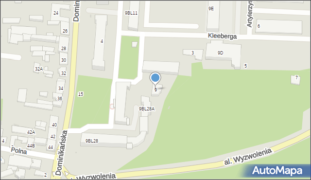 Góra Kalwaria, Saperów, 9, mapa Góra Kalwaria