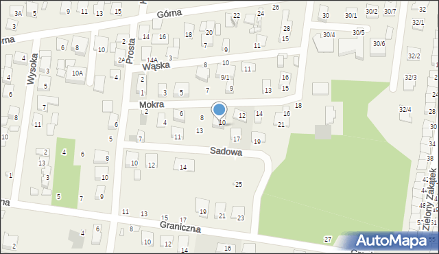 Grabówka, Sadowa, 15, mapa Grabówka