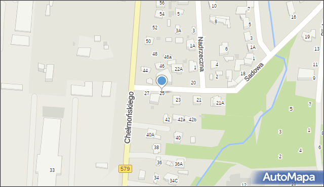 Grodzisk Mazowiecki, Sadowa, 25, mapa Grodzisk Mazowiecki