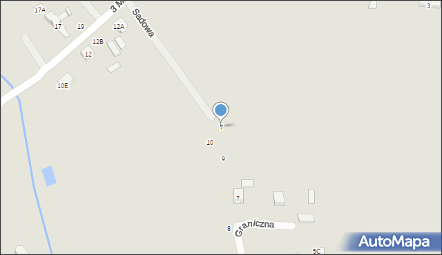 Halinów, Sadowa, 7, mapa Halinów