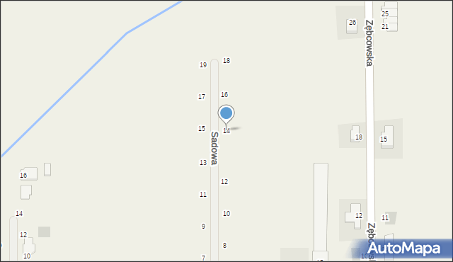 Janków Przygodzki, Sadowa, 14, mapa Janków Przygodzki