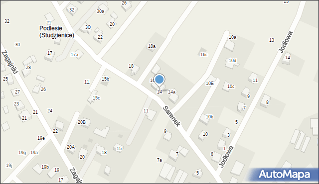 Jankowice, Sarenek, 14, mapa Jankowice