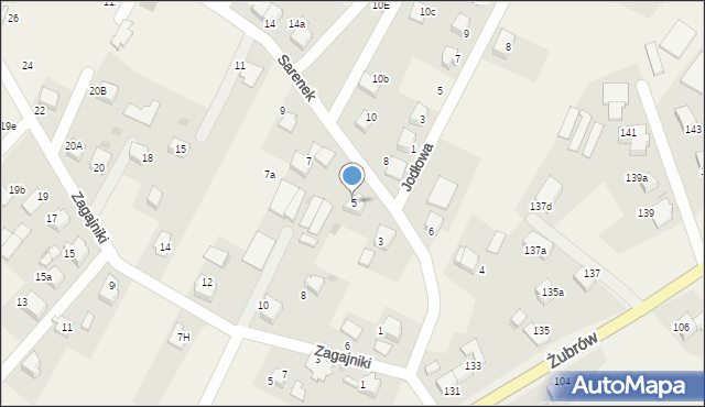 Jankowice, Sarenek, 5, mapa Jankowice