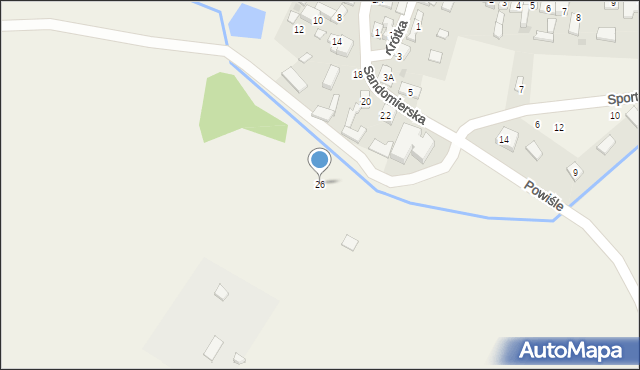 Janowiec, Sandomierska, 26, mapa Janowiec