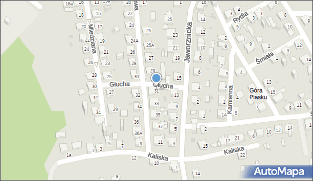 Jaworzno, Sadowa, 31, mapa Jaworzno