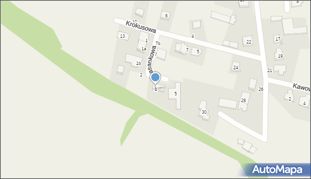 Kiełczówek, Sasankowa, 4, mapa Kiełczówek