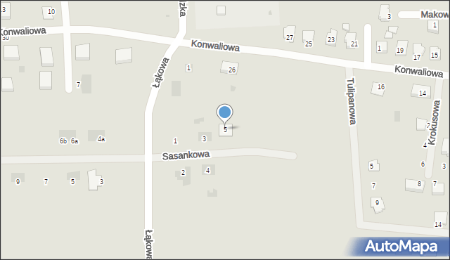 Kleczew, Sasankowa, 5, mapa Kleczew