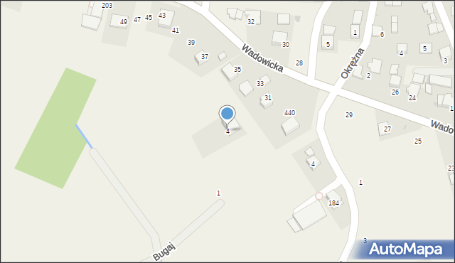 Kłokoczyn, Sarnia, 4, mapa Kłokoczyn