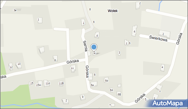 Kobiernice, Sarnia, 3, mapa Kobiernice