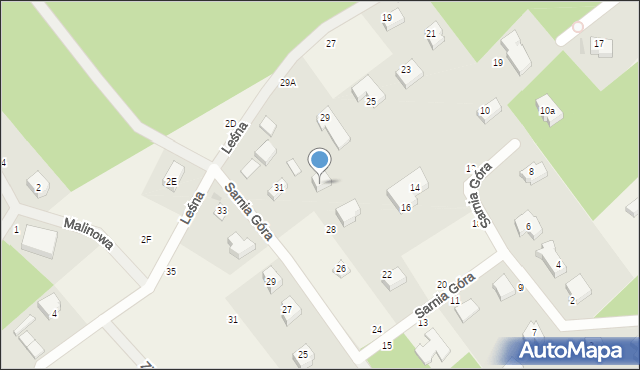 Koleczkowo, Sarnia Góra, 30, mapa Koleczkowo