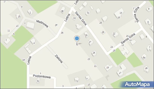 Koleczkowo, Sarnia Góra, 31, mapa Koleczkowo