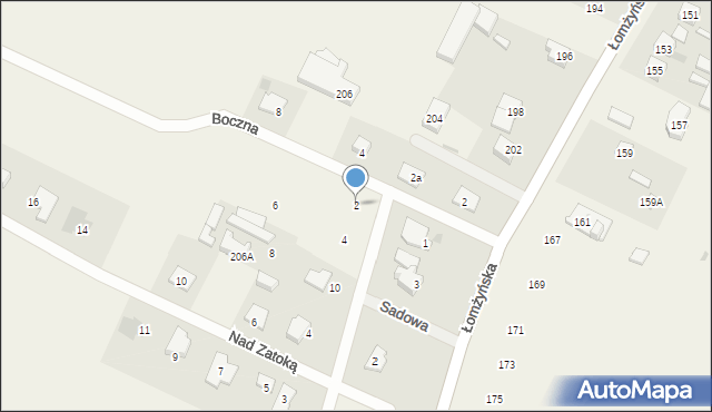 Konarzyce, Sadowa, 2, mapa Konarzyce