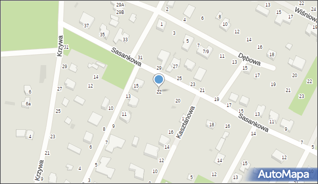 Konstantynów Łódzki, Sasankowa, 22, mapa Konstantynów Łódzki