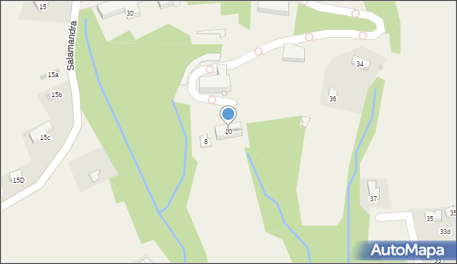 Kościelisko, Salamandra, 10, mapa Kościelisko