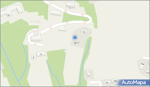 Kościelisko, Salamandra, 36, mapa Kościelisko