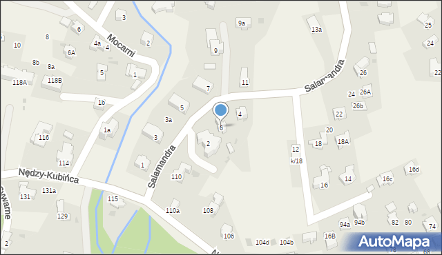 Kościelisko, Salamandra, 6, mapa Kościelisko