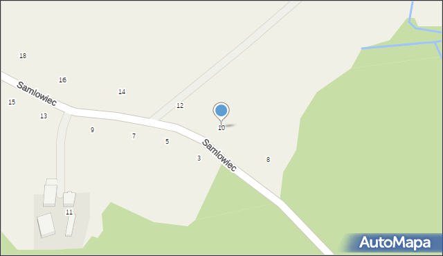 Kostkowice, Samlowiec, 10, mapa Kostkowice