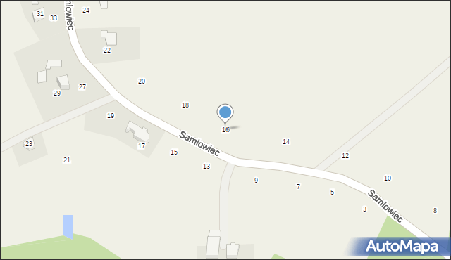 Kostkowice, Samlowiec, 16, mapa Kostkowice