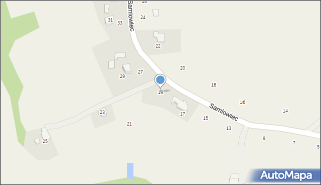 Kostkowice, Samlowiec, 19, mapa Kostkowice