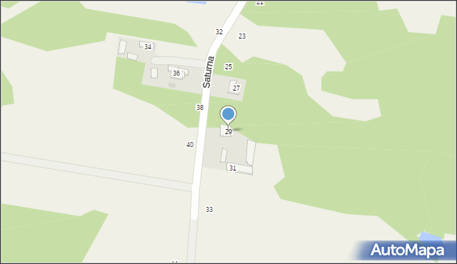 Kozerki, Saturna, 29, mapa Kozerki