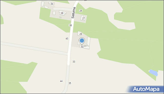 Kozerki, Saturna, 31, mapa Kozerki