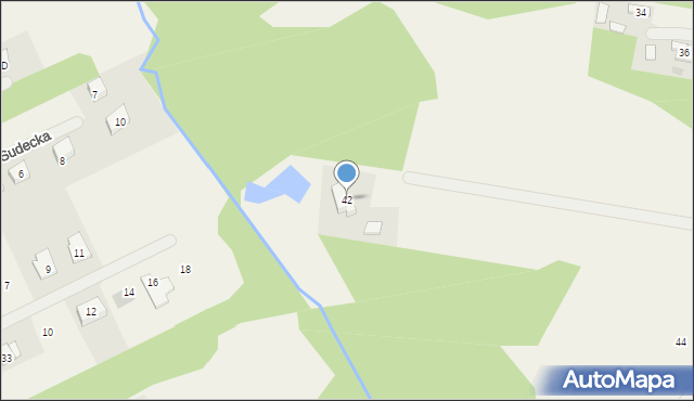 Kozerki, Saturna, 42, mapa Kozerki