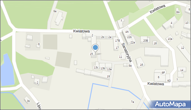 Krośnice, Sanatoryjna, 15A, mapa Krośnice