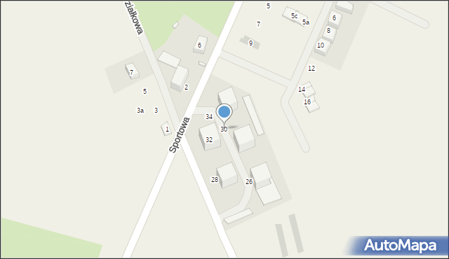 Krośnice, Sanatoryjna, 30, mapa Krośnice